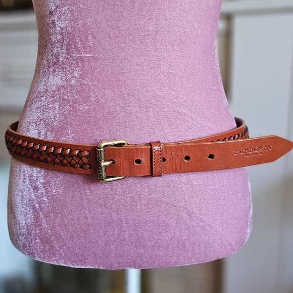 Burberry Prorsum unisex braided leather belt. - Picture 1 of 9